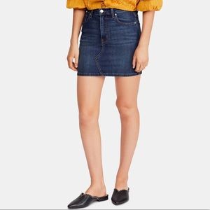 Free People Teagan Denim Mini Skirt